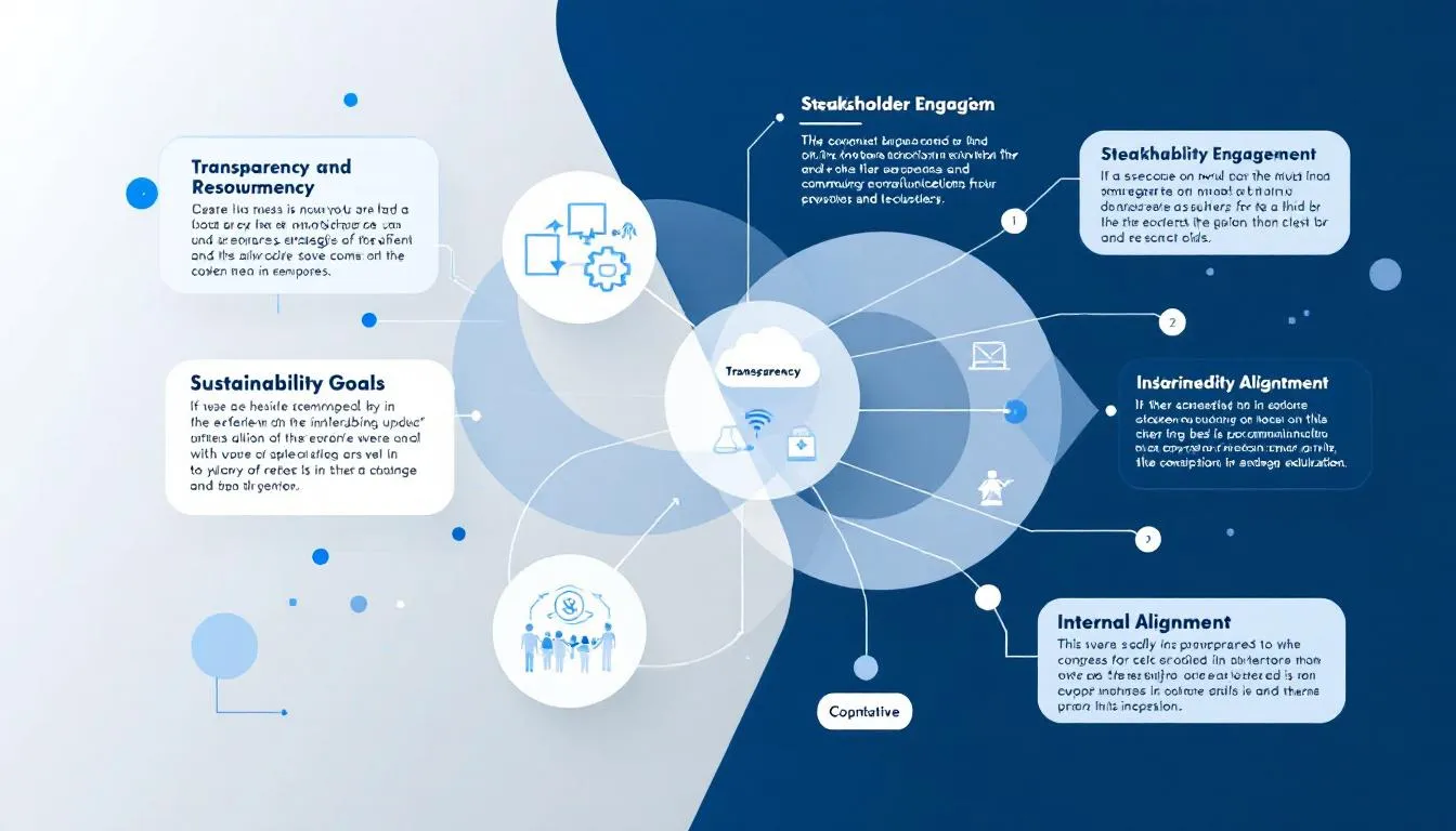 Un graphique illustrant la stratégie de communication RSE pour les PME.