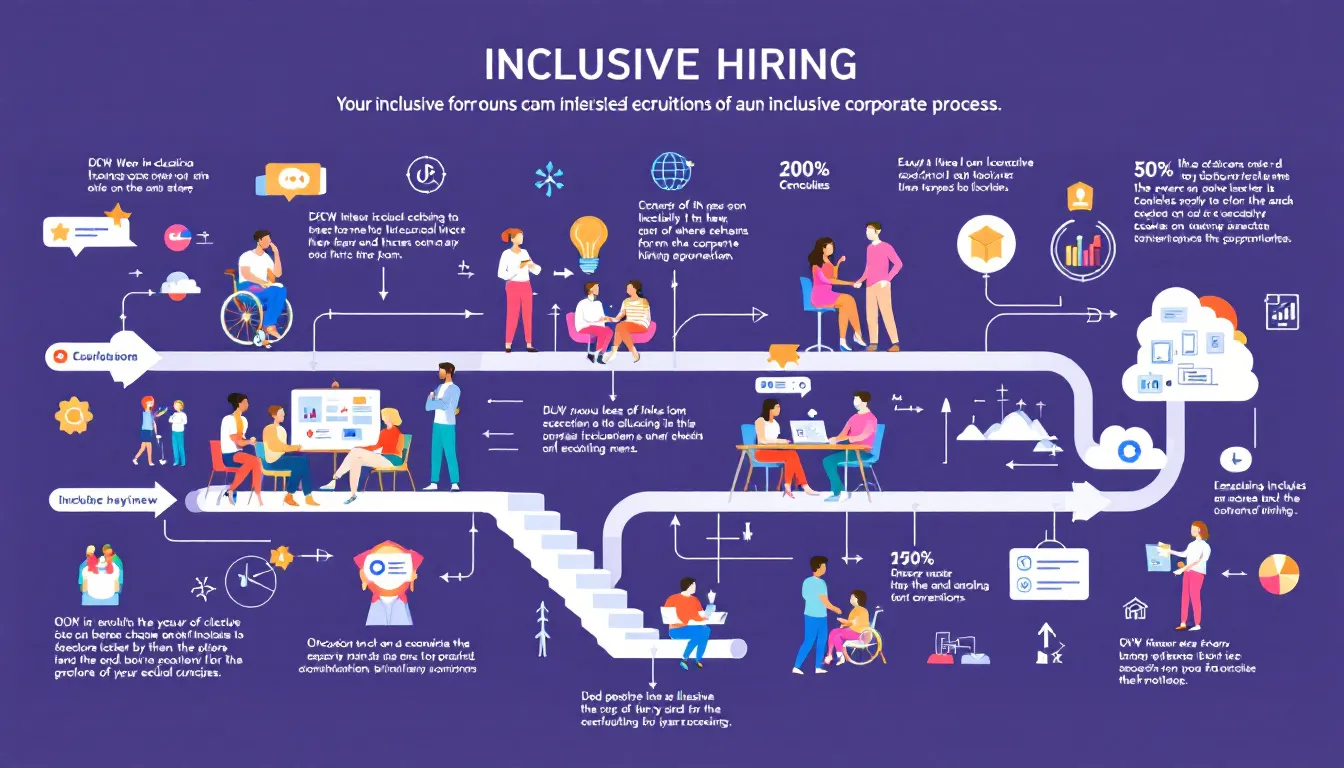 Image d'un processus de recrutement inclusif.