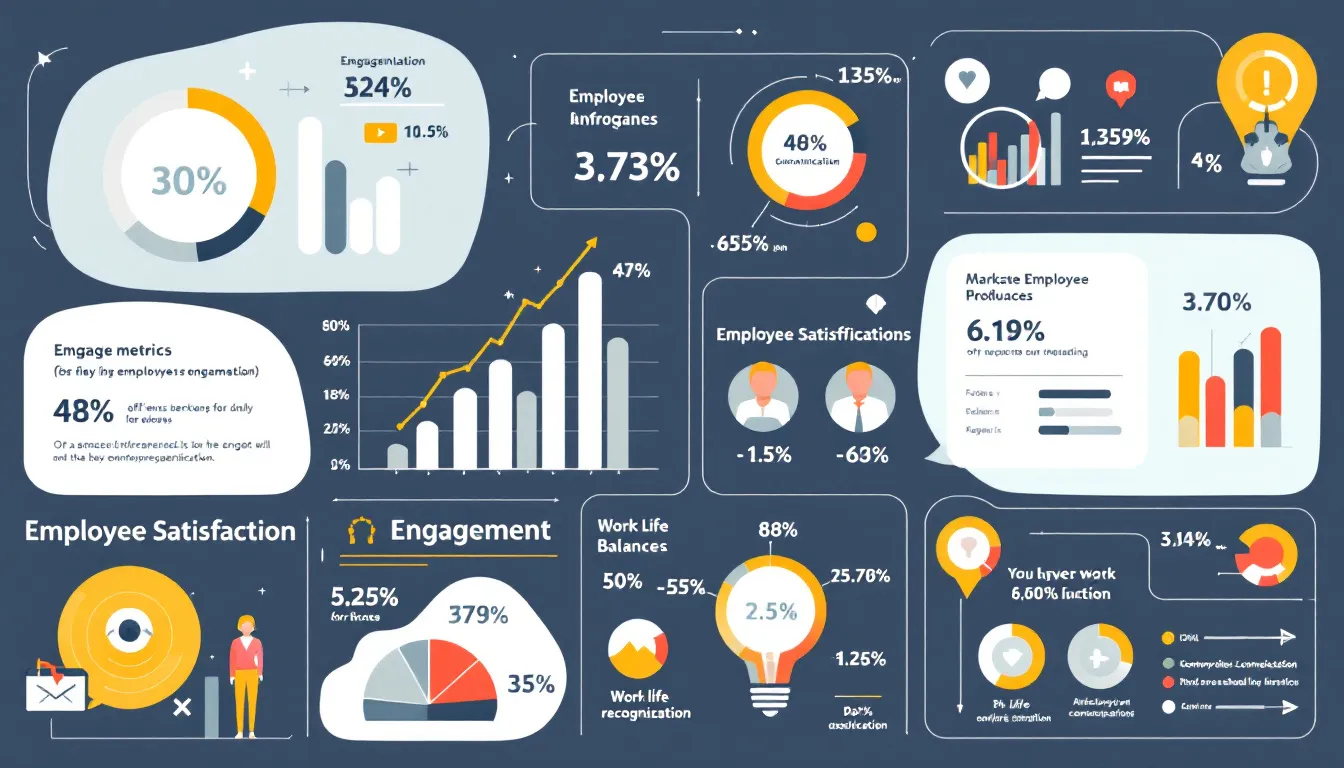 Analyse des résultats d'une enquête de satisfaction des collaborateurs.