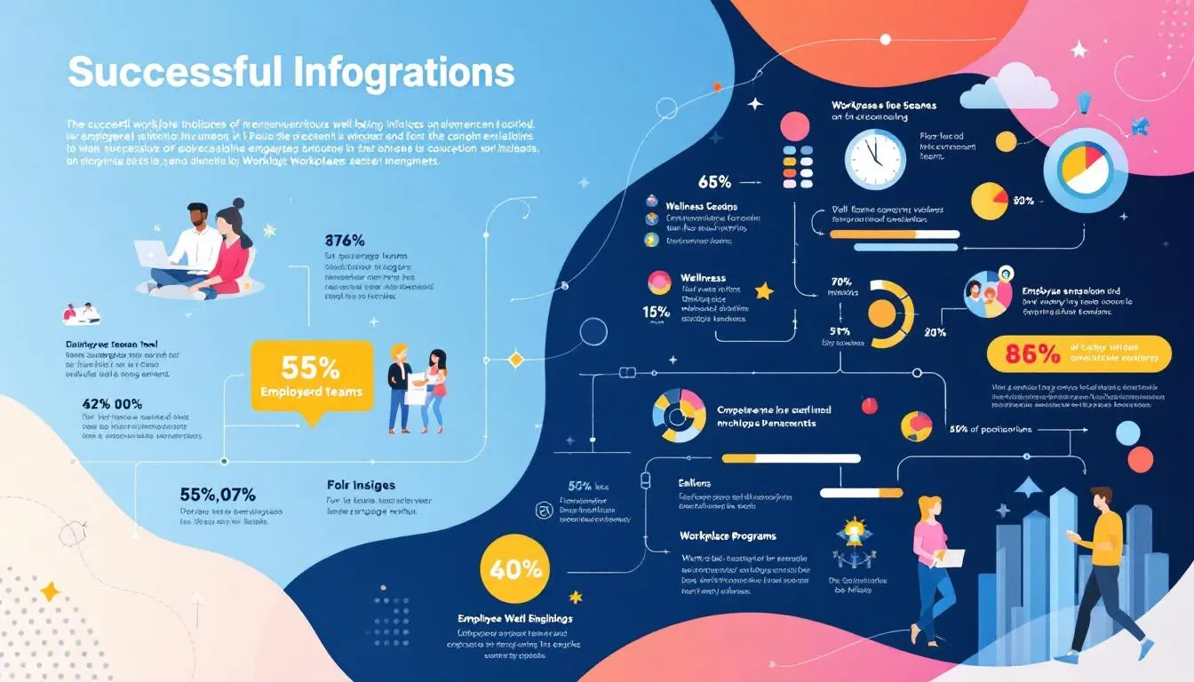 Exemples de défis QVT réussis montrant des équipes engagées.