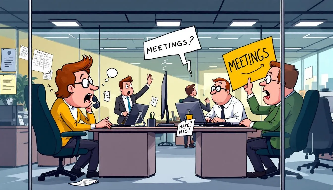 Une illustration montrant la mauvaise utilisation des canaux de communication dans une entreprise.