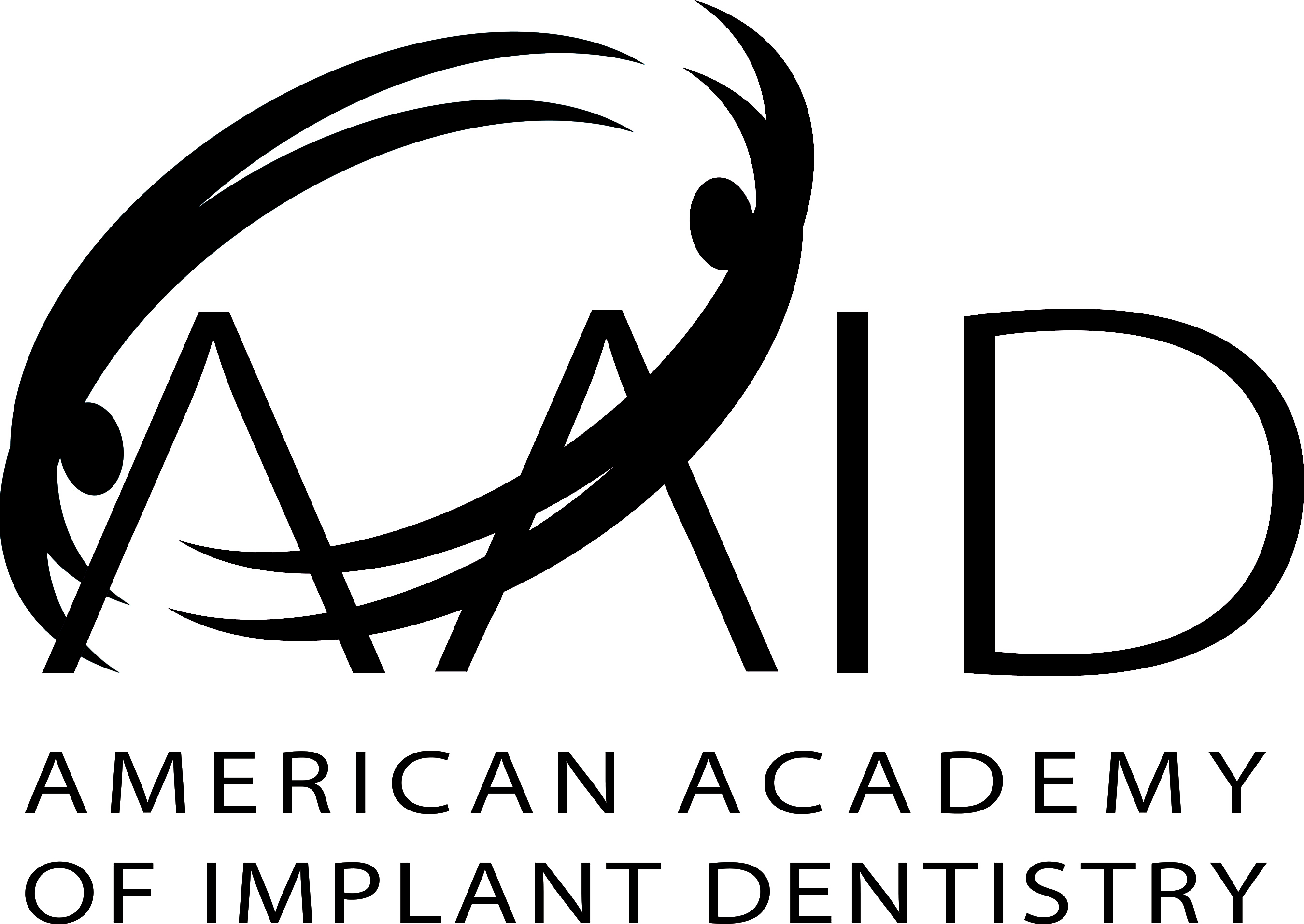 Logo for the American Academy of Implant Dentistry...a professional association I am affiliated with