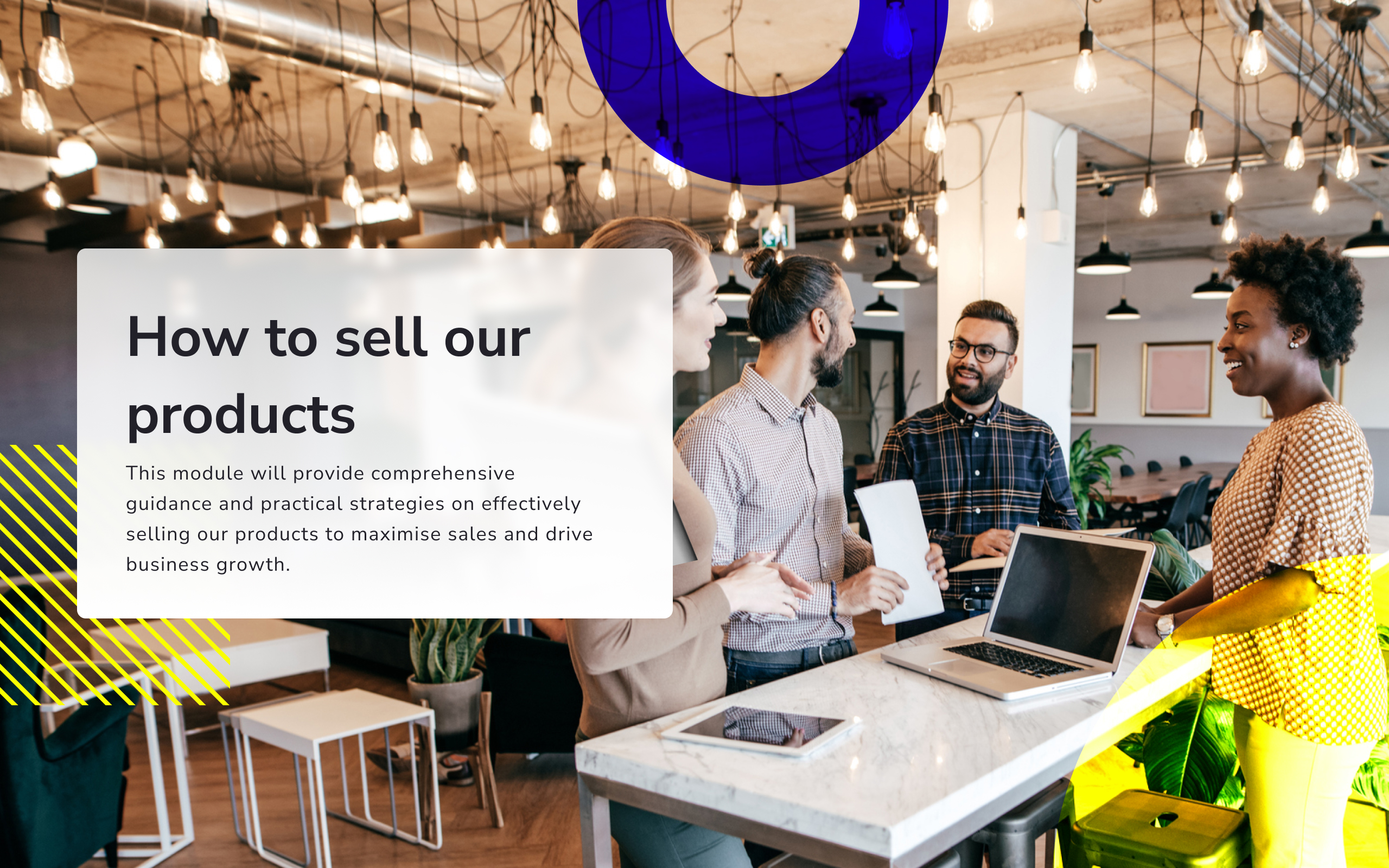 an illustration that says how to sell our products
