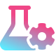 Science microscope icon