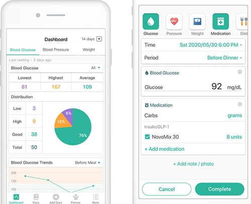 Health2sync Combining Fitbit Wearables with Health2Sync Glucose Control App ...