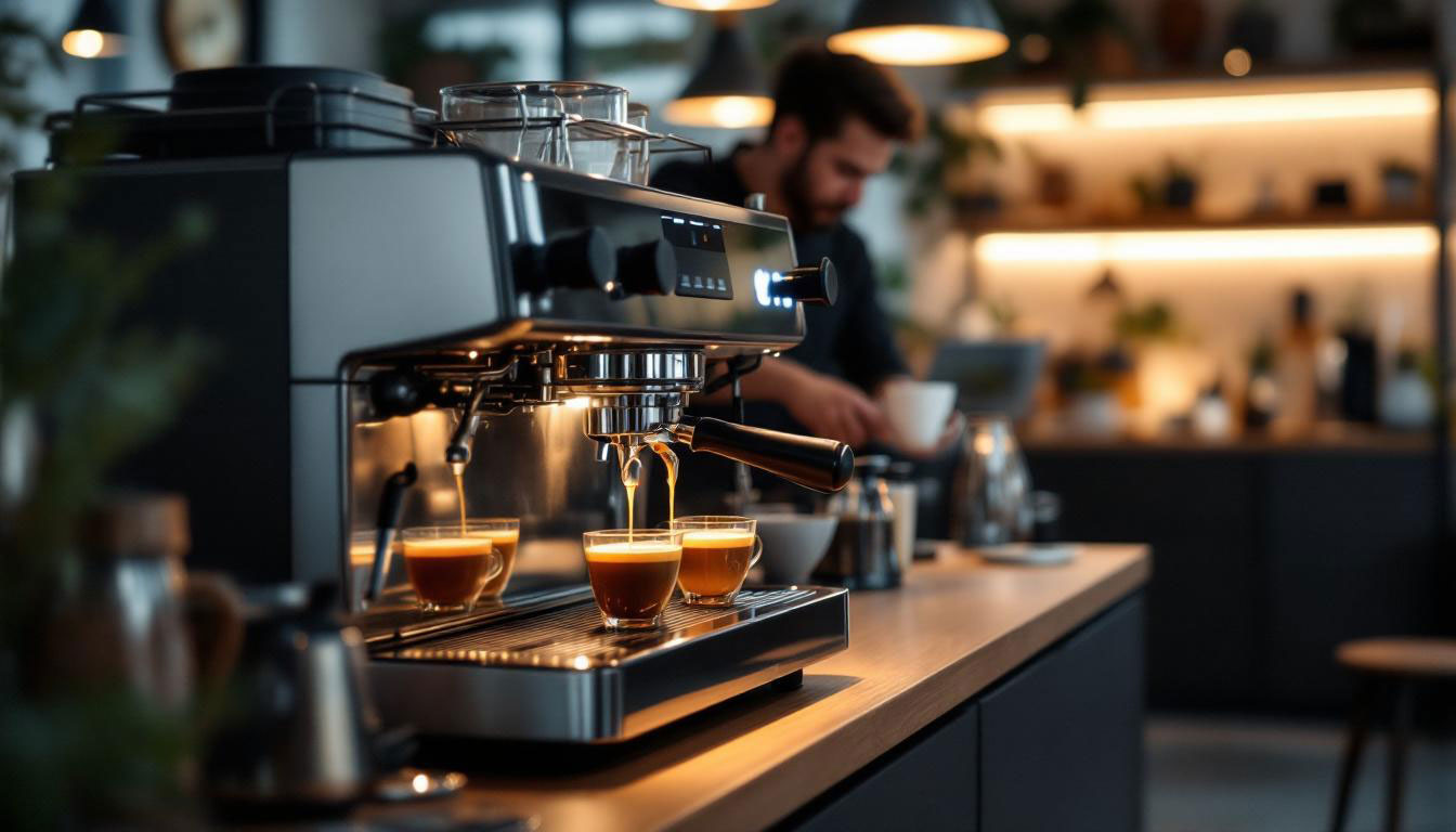 Profesjonell kaffemaskin: Barista-kvalitet på kontoret