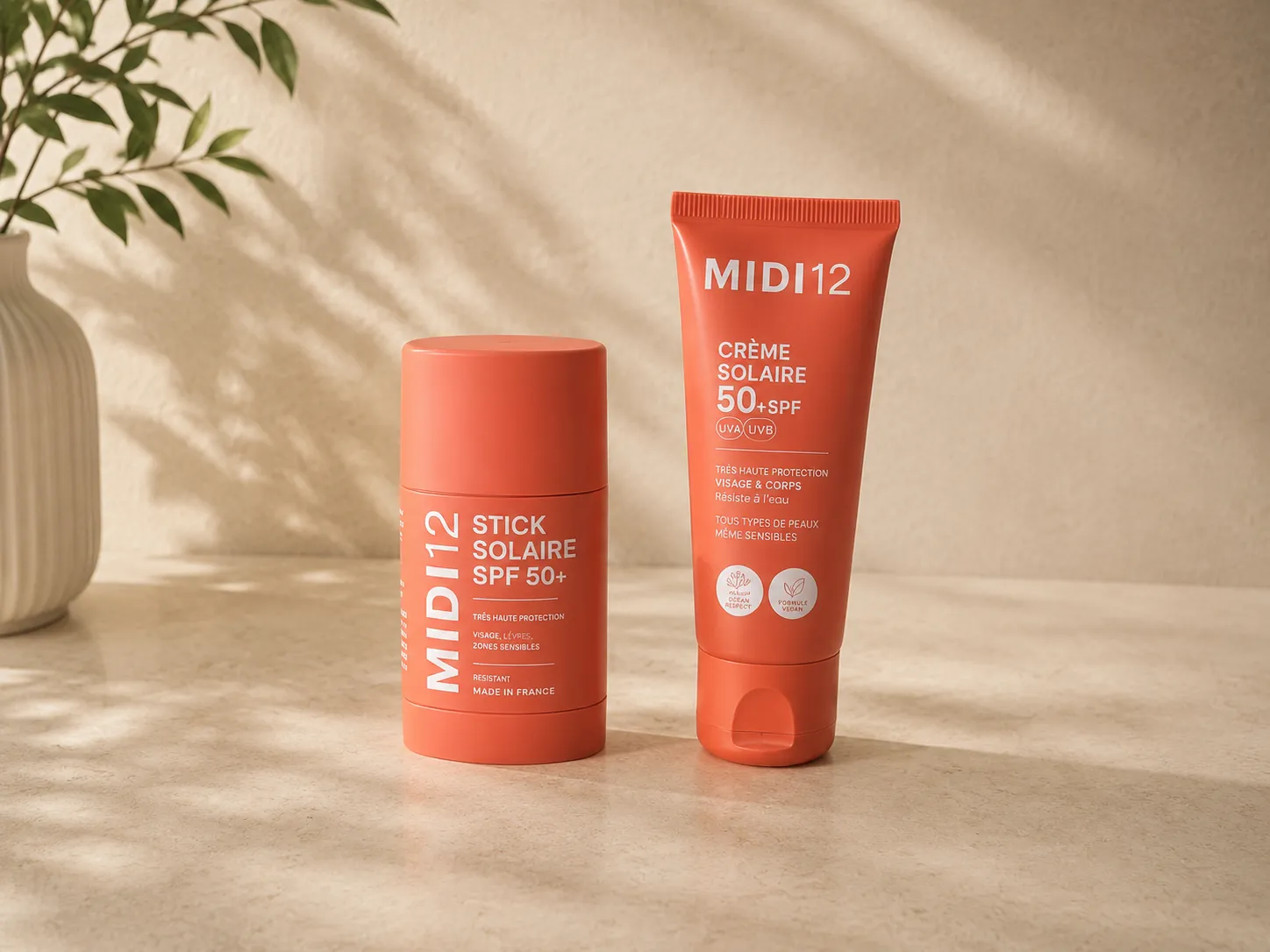 Kit solaire Midi 12, cosmétique française en cadeau client