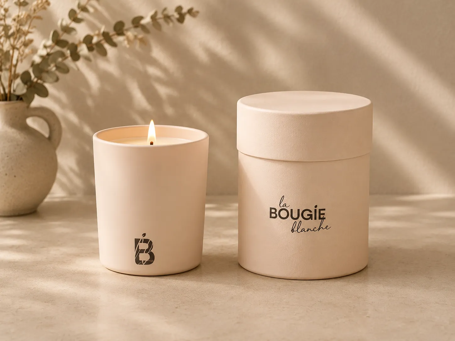 Bougie odorante La Bougie Blanche en cadeau client