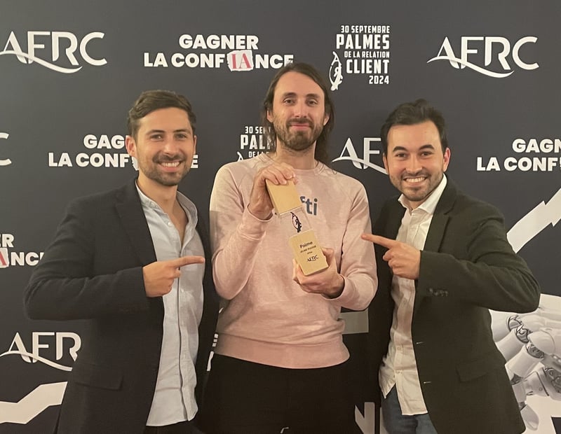 ‍gyfti remporte la Palme Jeune Pousse de la Relation Client AFRC