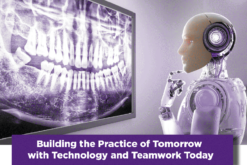 robot looking at an xray