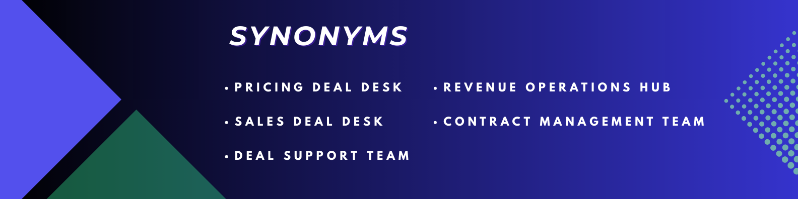 what is deal desk