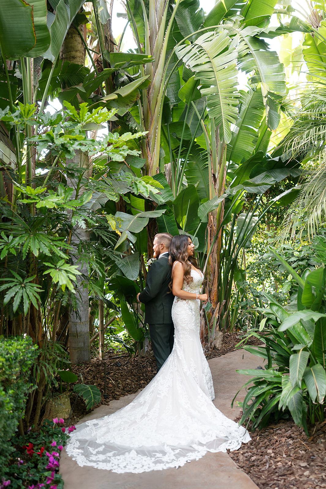 Grand Tradition Estate and Gardens Floral Gardens Arbor Terrace Ceremony