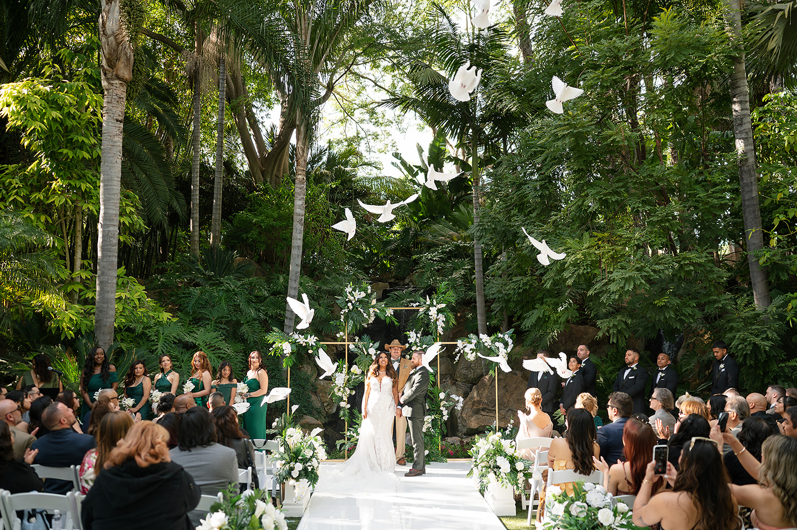 Grand Tradition Estate and Gardens Floral Gardens Arbor Terrace Ceremony