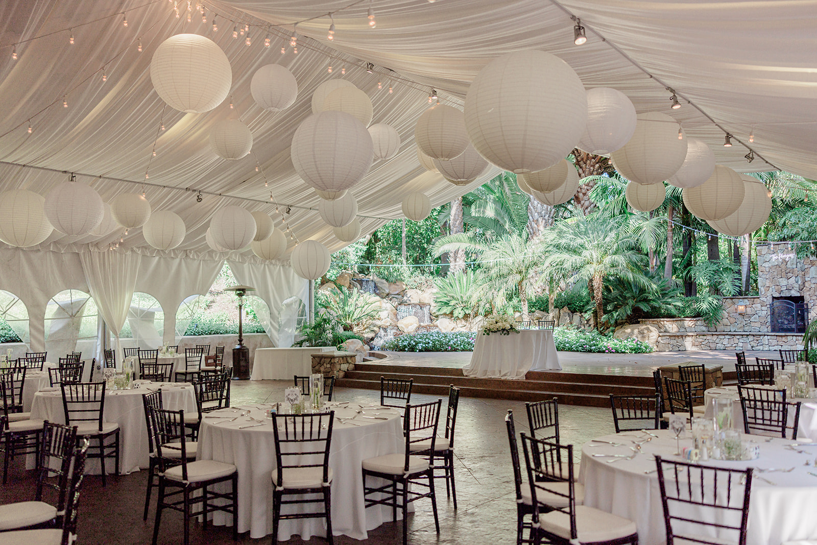 Grand Tradition Estate and Gardens Floral Gardens Arbor Terrace Ceremony