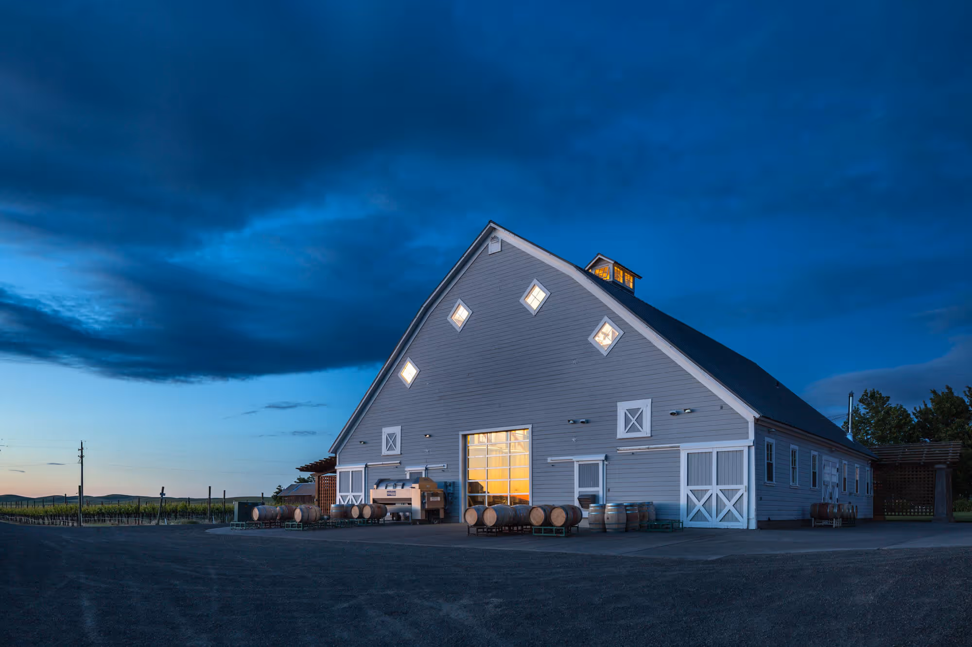 Barn at Abeja Winery, Walla Walla, Washington