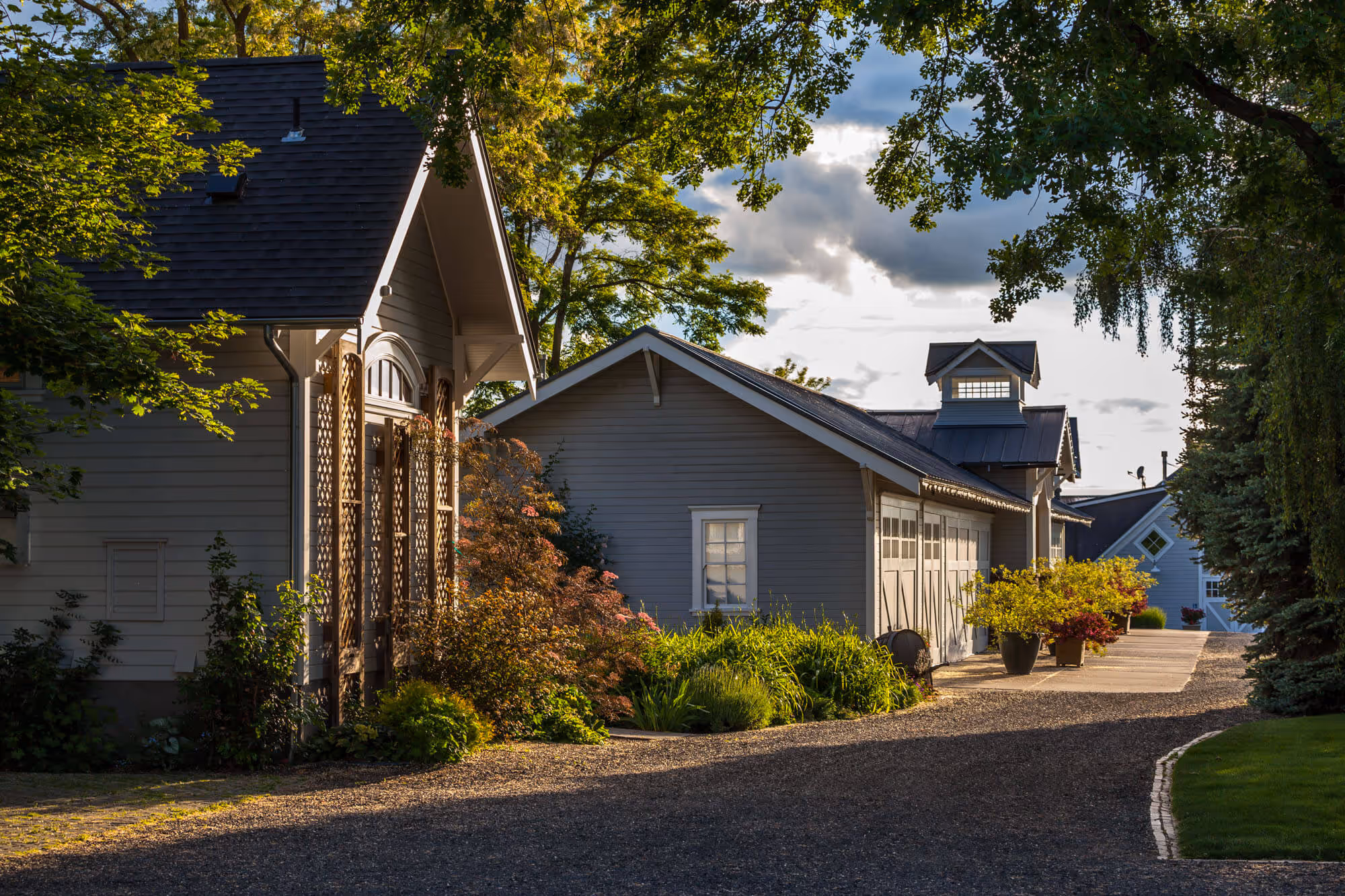 Guest houses, Abeja Winery, Walla Walla, Washington
