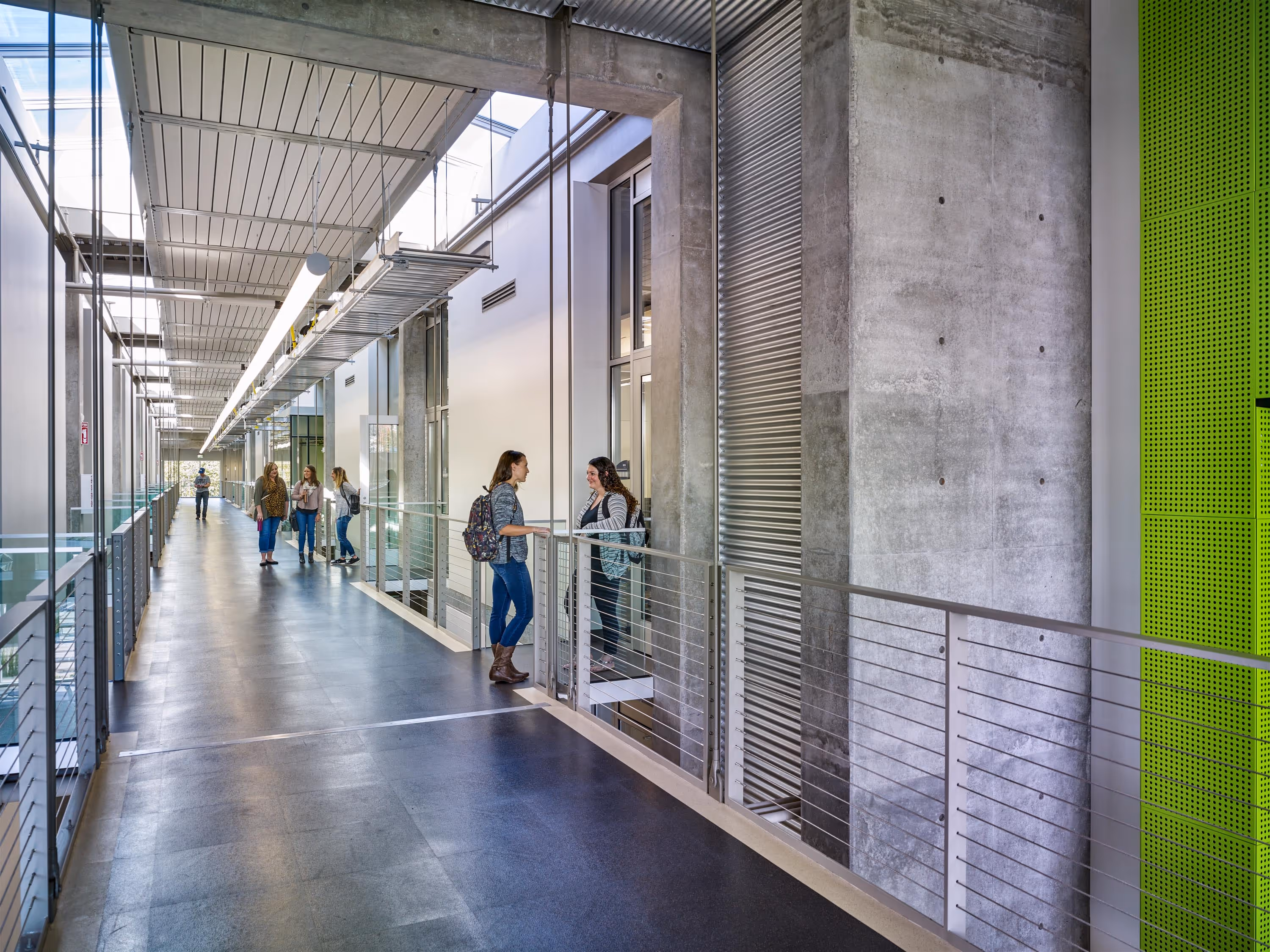 New academic building lobby, Bates Technical College, Tacoma, Washington