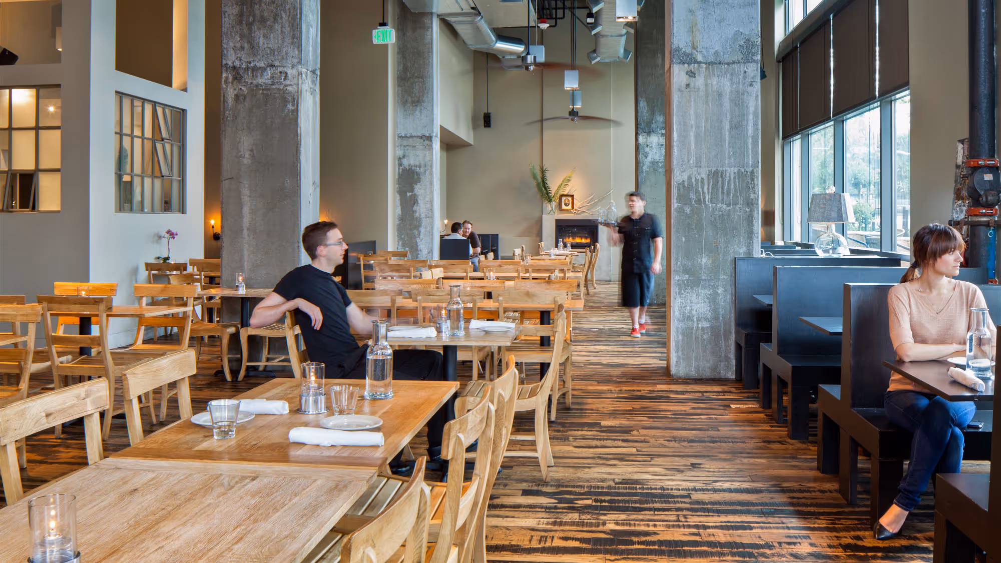 Restaurant interior, Bellevue, Washington