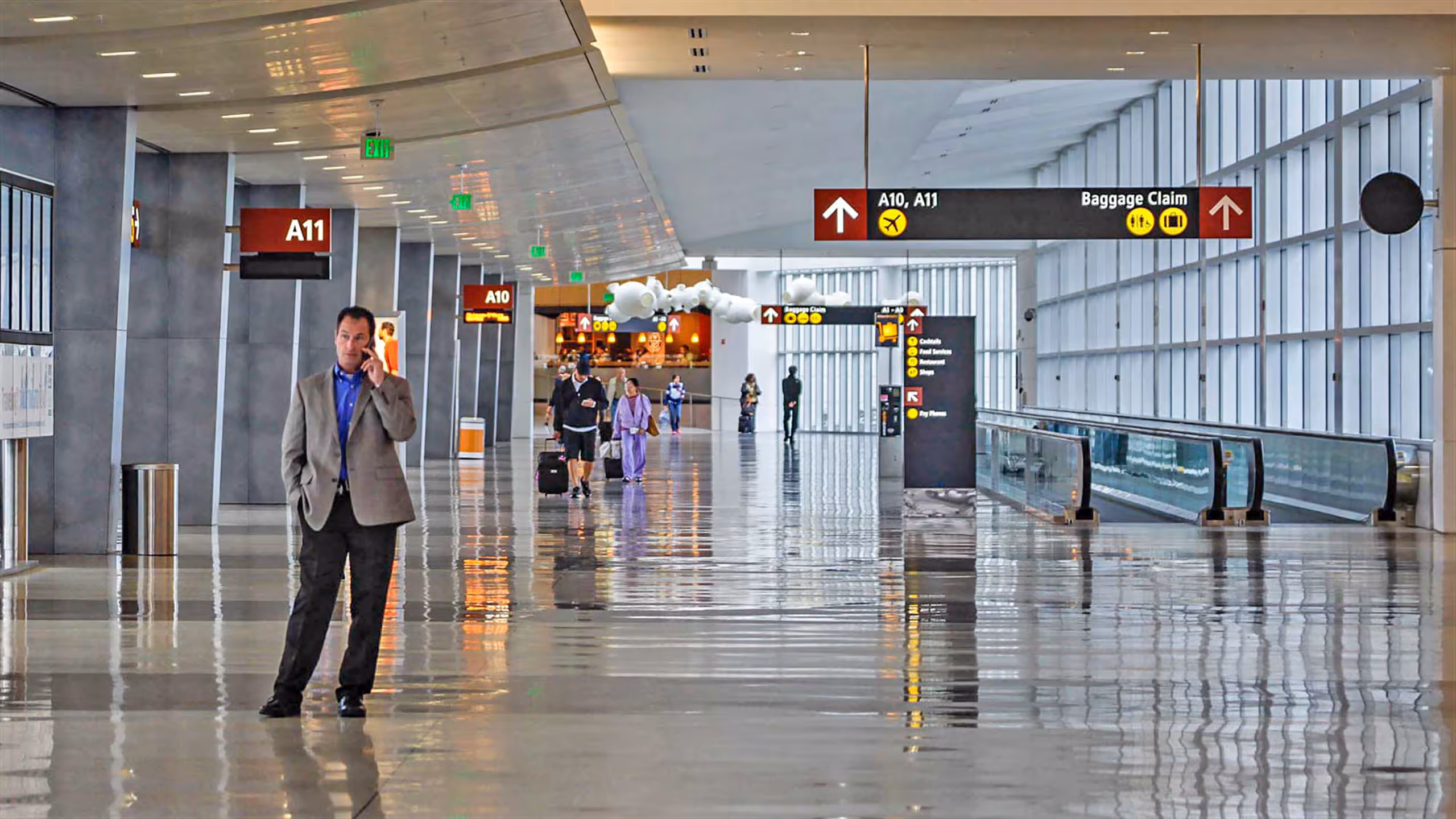 Concourse A at Seattle-Tacoma International Airport, Washington