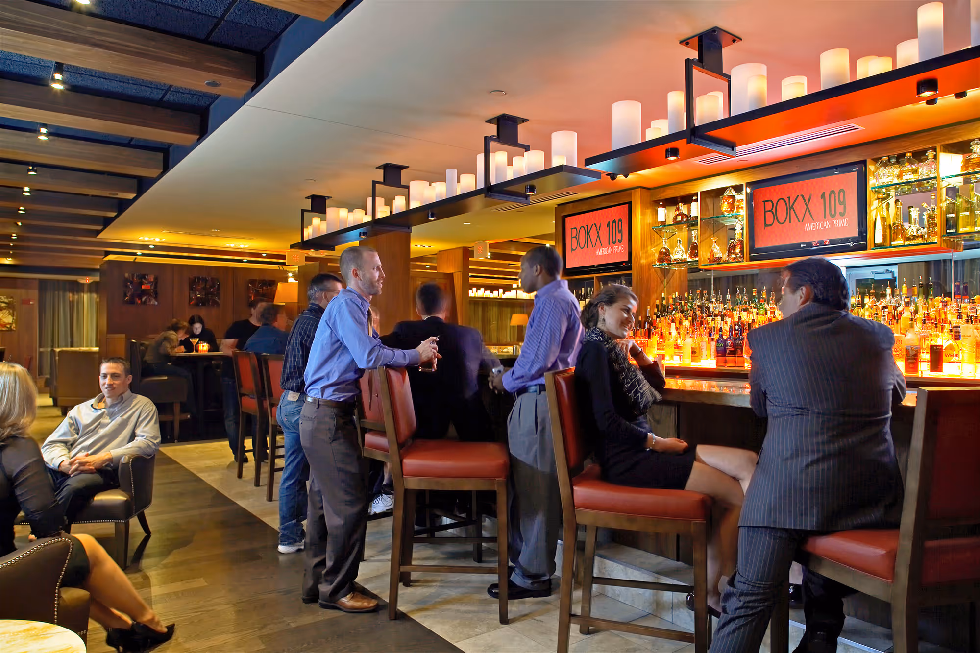 Hotel bar, Boston, Massachusetts