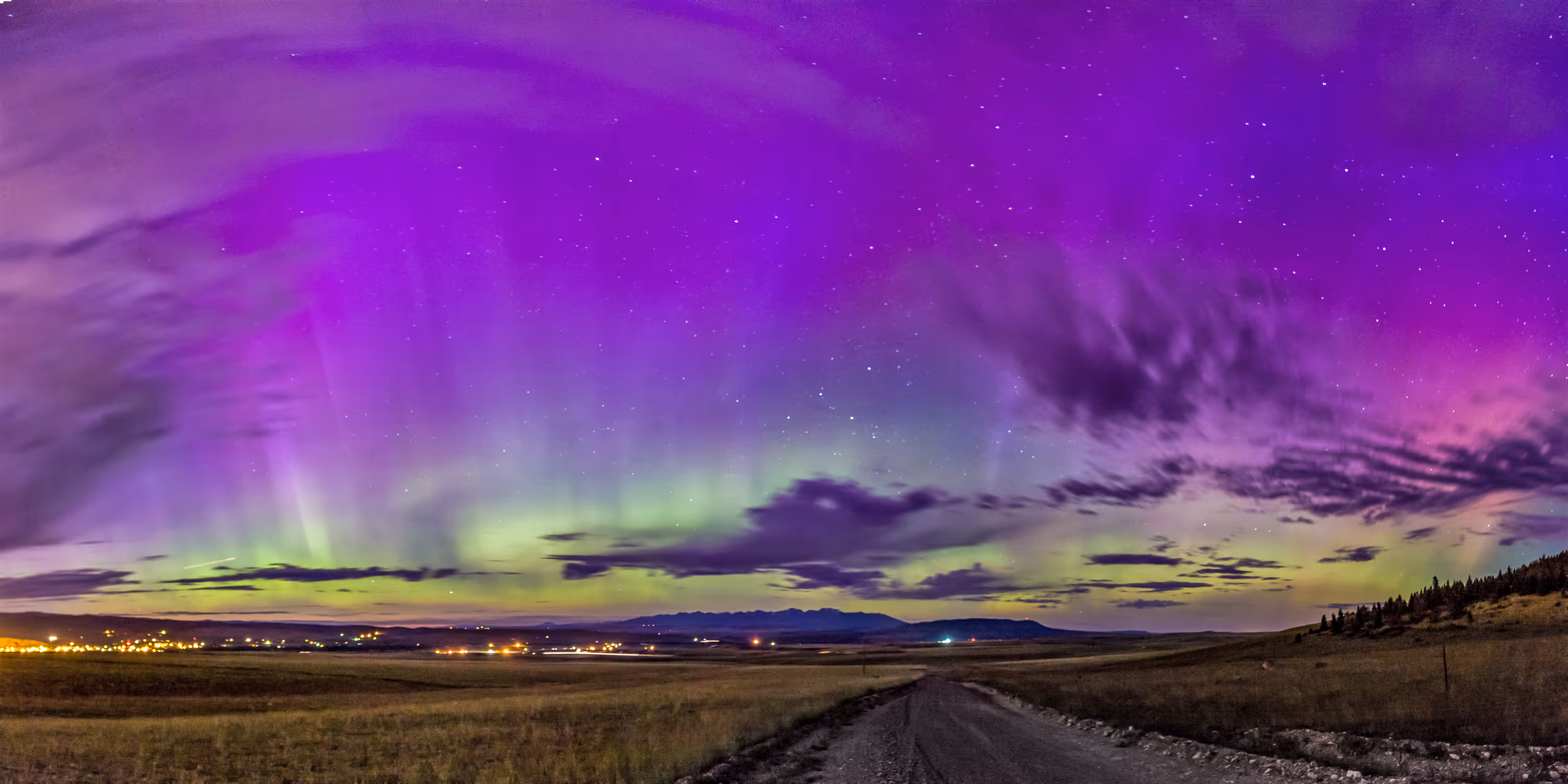 Aurora borealis, Montana