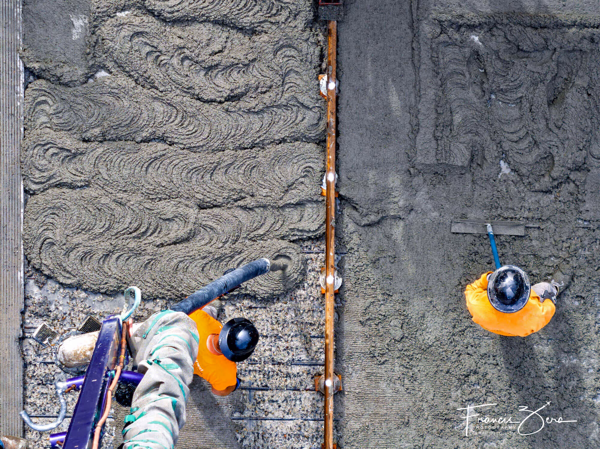 Construction photo, view from above