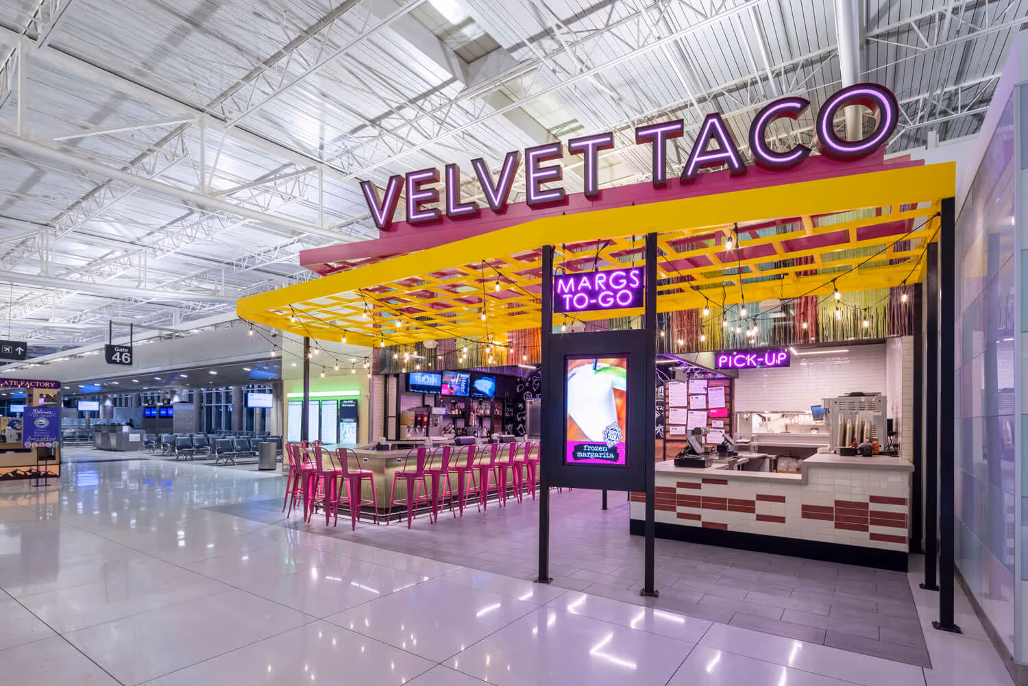 A restaurant inside Houston Hobby Airport
