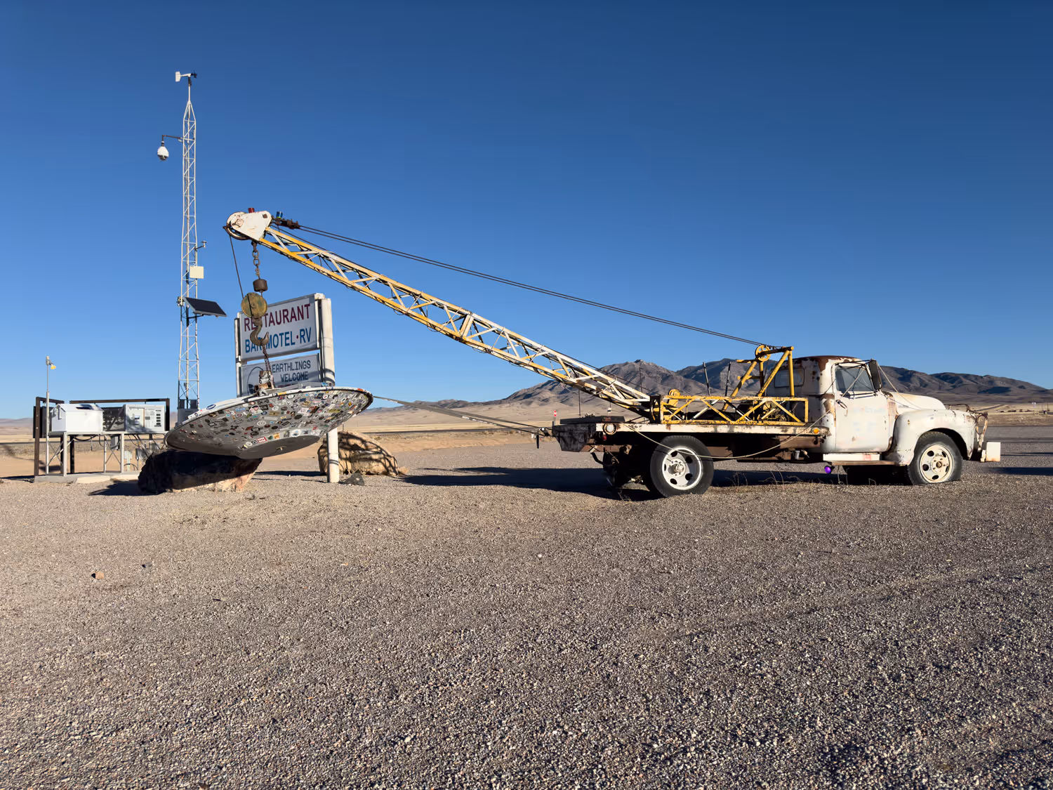 Another roadside attraction: The Little A'Le'Inn in Rachael, Nevada