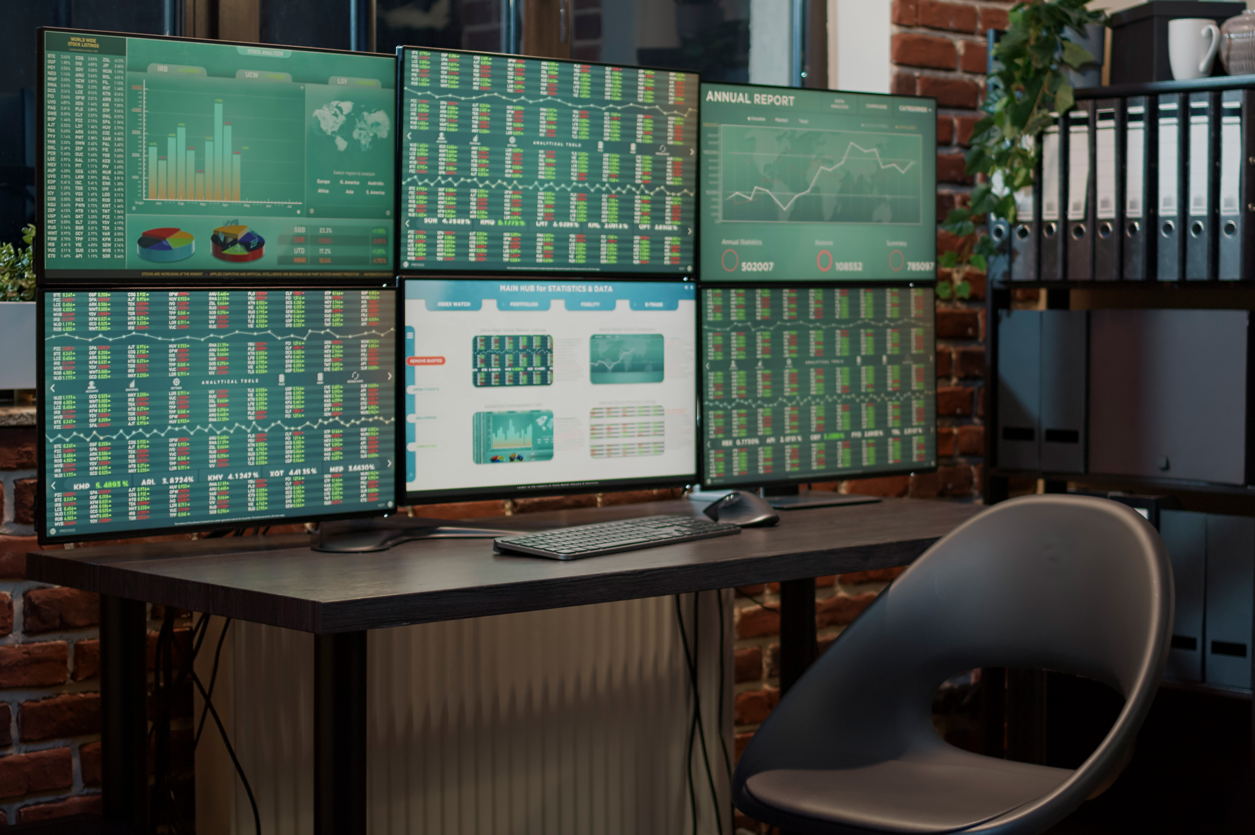 BIM Planungslösung und BIM Model-Checker mit Server, Workstations, Monitoren und Laptops in einem digitalen Planungsworkflow