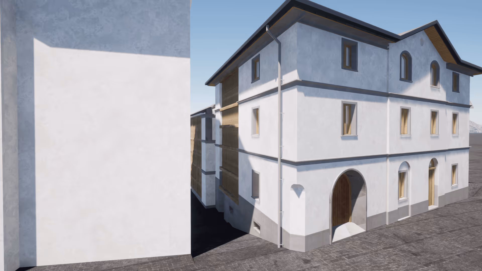 Neubau-Erstwohnung in historischem Gebäude