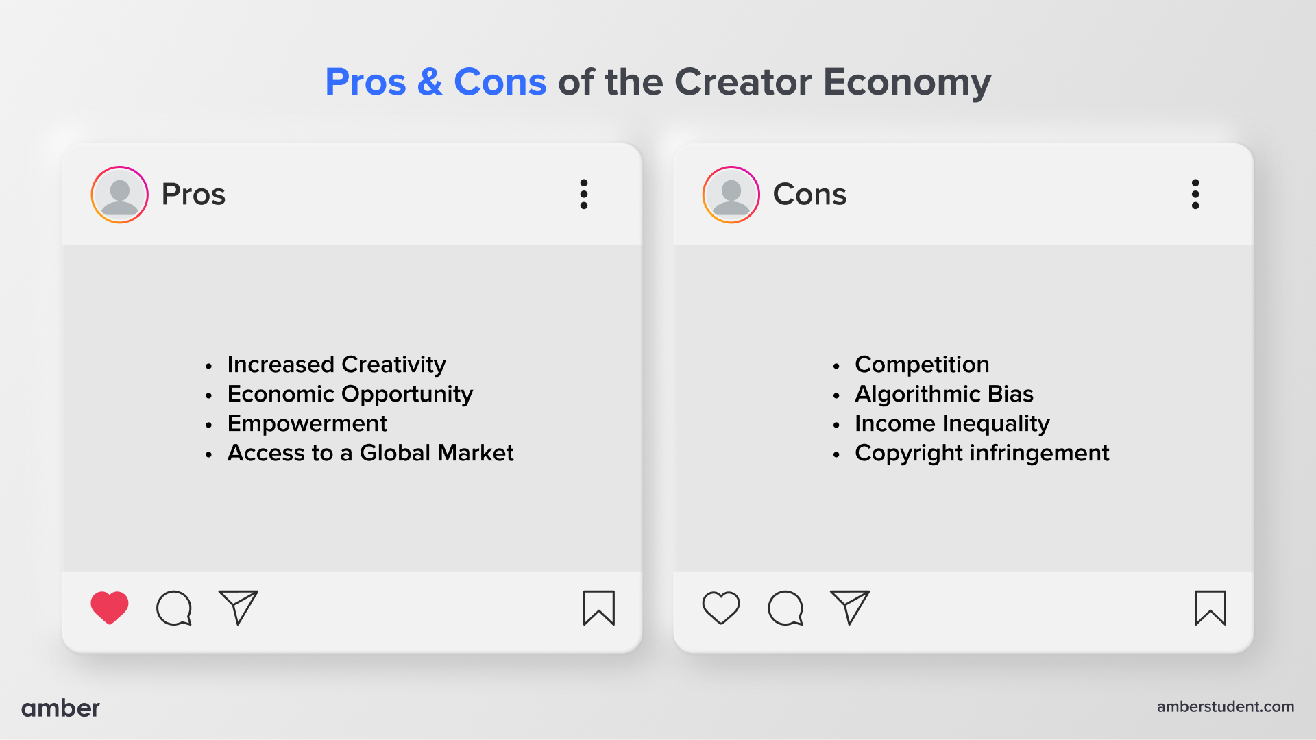 Pros and Cons of the creator economy