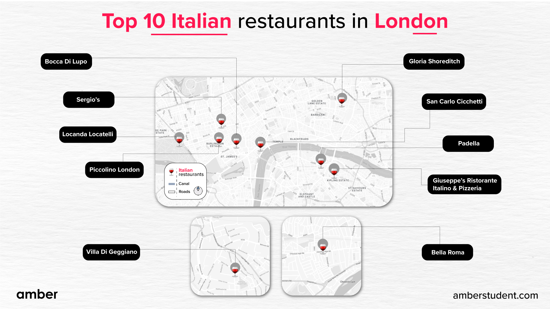 Top 10 Italian restaurants in London