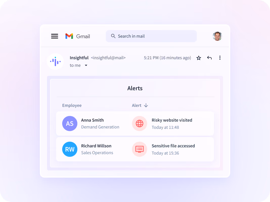 Insightful dashboard showing employee time on projects and tasks