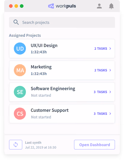 project time tracking