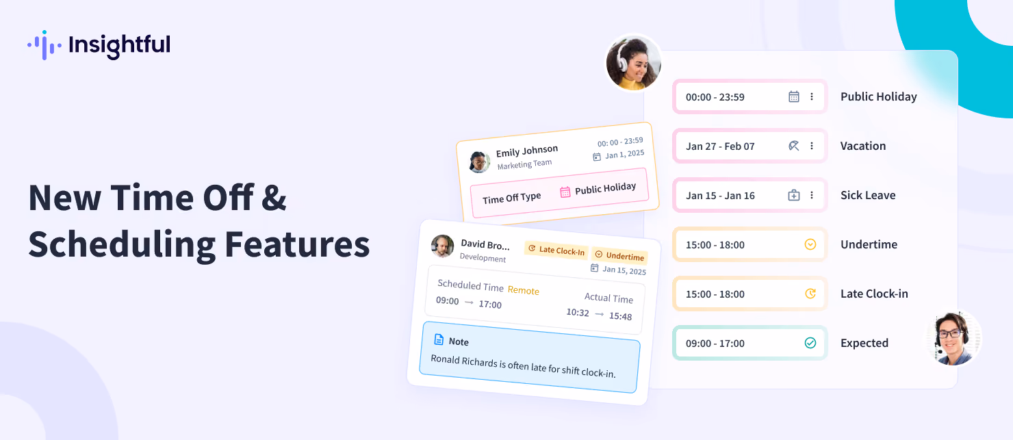 Smarter Shift Scheduling & More Time Off Options