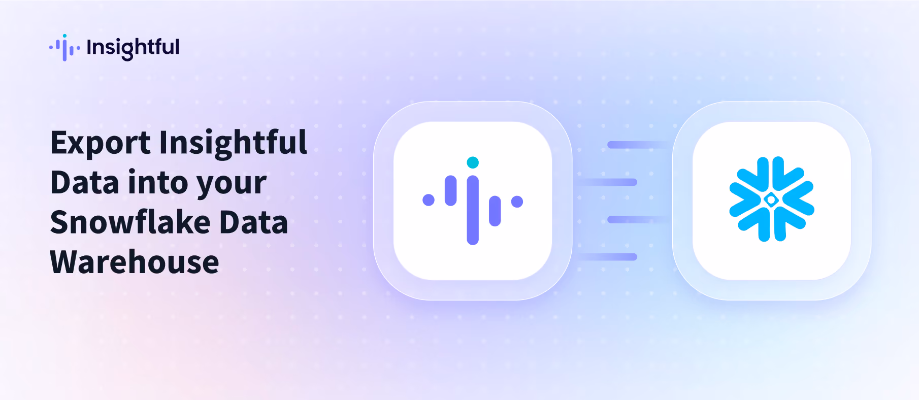 Export Insightful Data into your Snowflake Data Warehouse