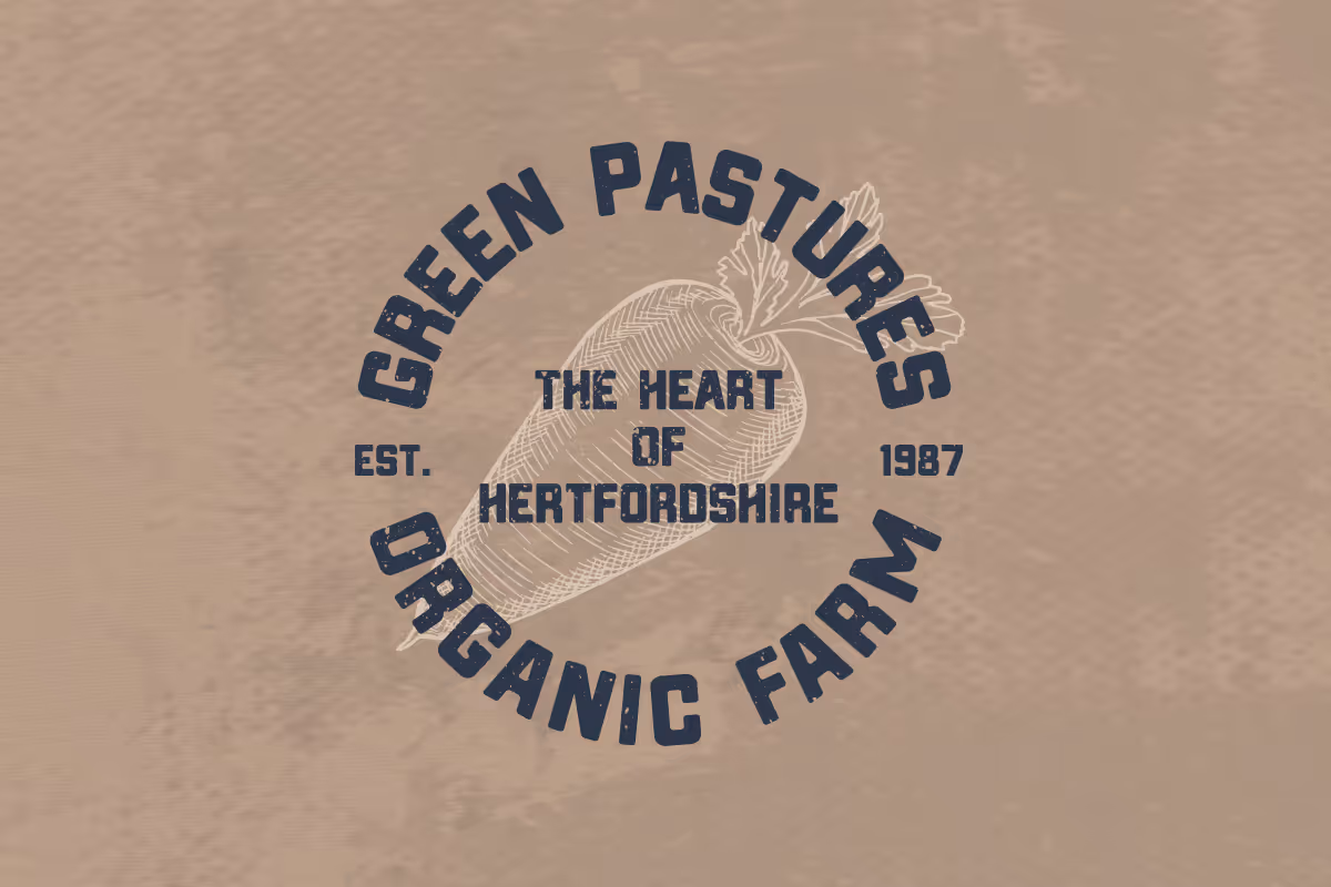 alternative logo design for green pastures