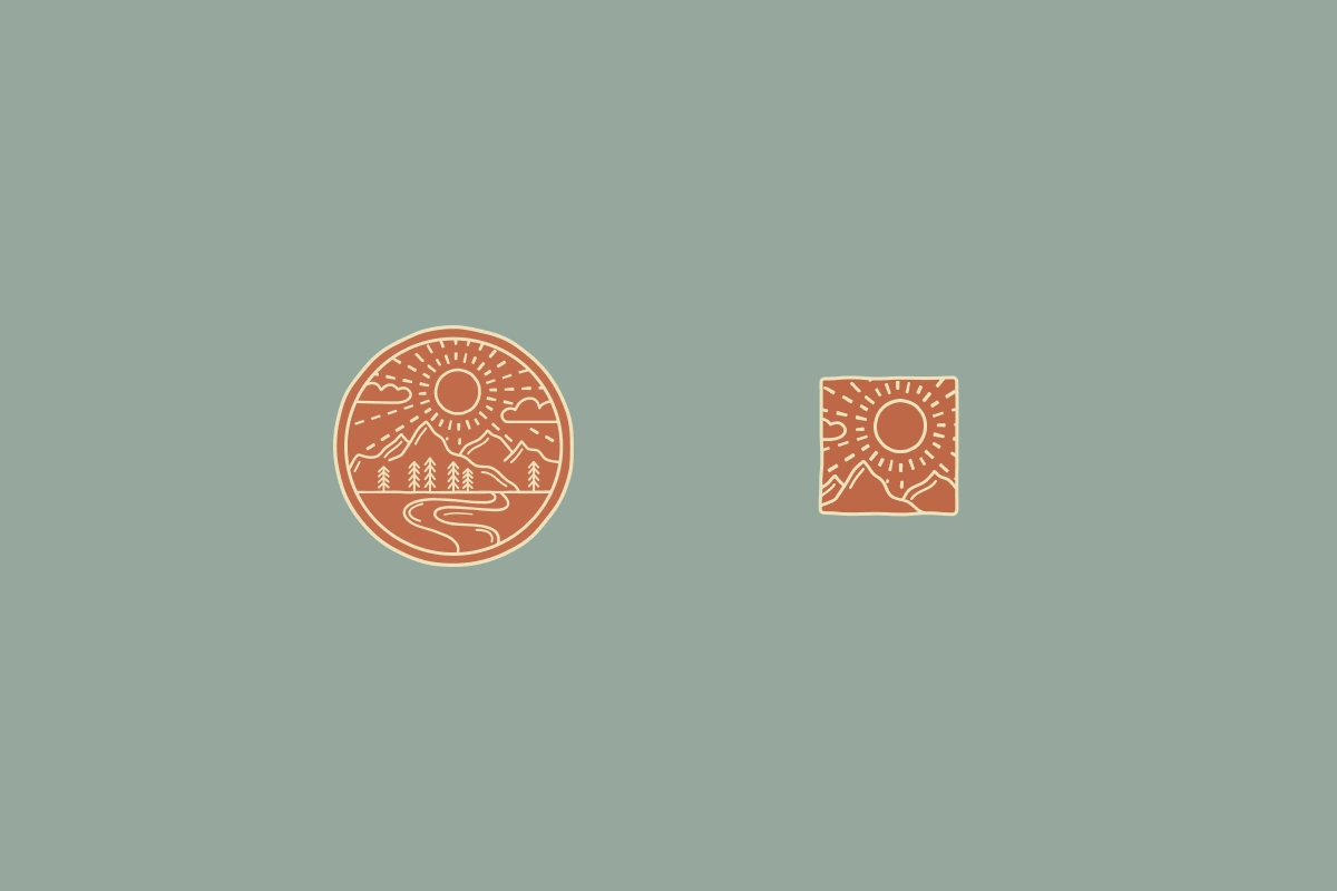 2 icon designs for the adventure collective