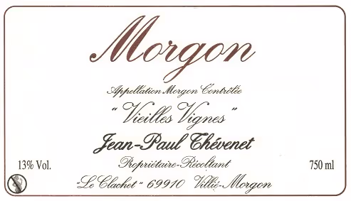 Morgon Vieilles Vignes 2022
