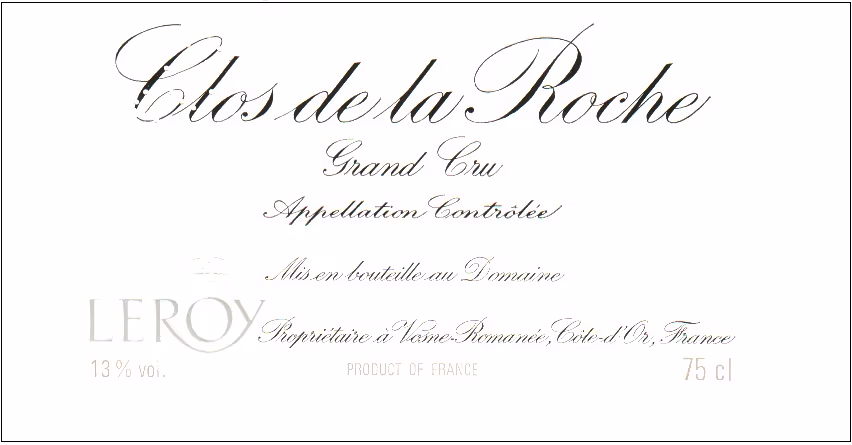 Clos de la Roche - Grand Cru 2011