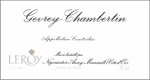Gevrey-Chambertin 1979