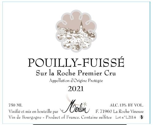 Pouilly-Fuissé 1er cru Sur la Roche 2021