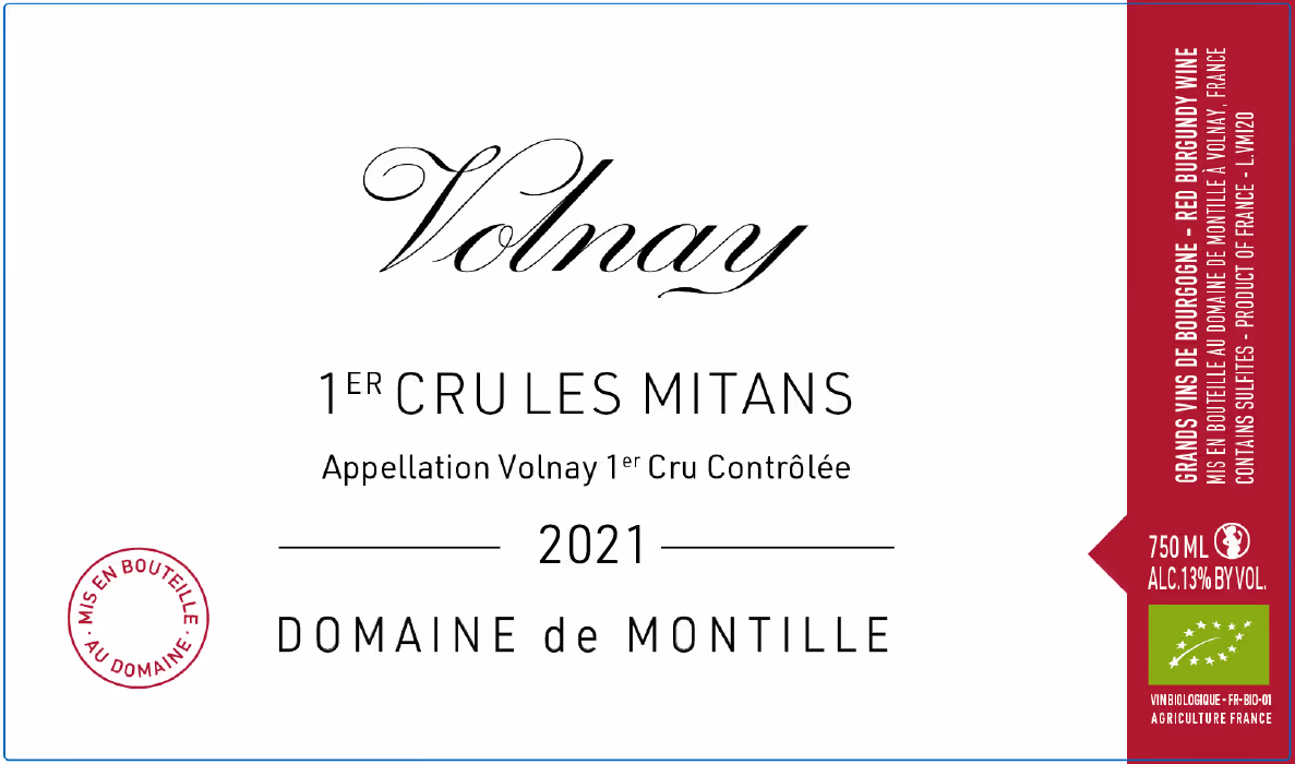 Volnay 1er cru Mitans 2021 - Magnum
