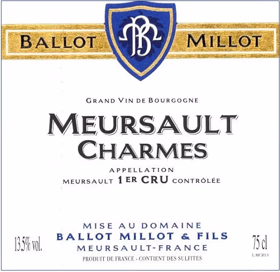 Meursault 1er cru Charmes 2022