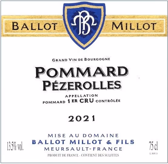 Pommard 1er cru Pezerolles 2021