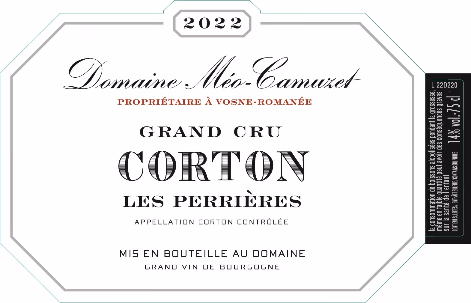 Corton Perrières - Grand Cru 2023