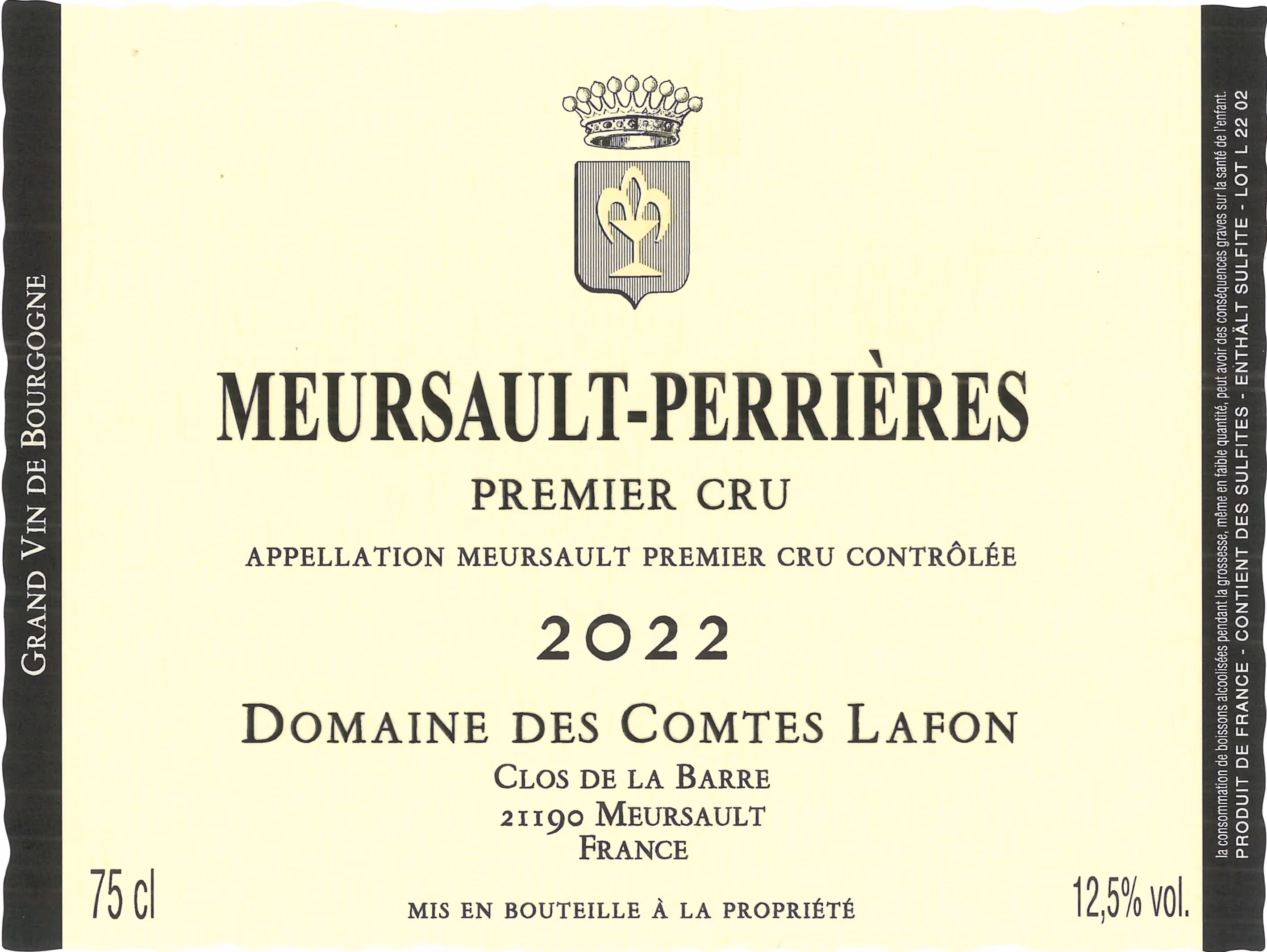 Meursault 1er cru Perrières 2023