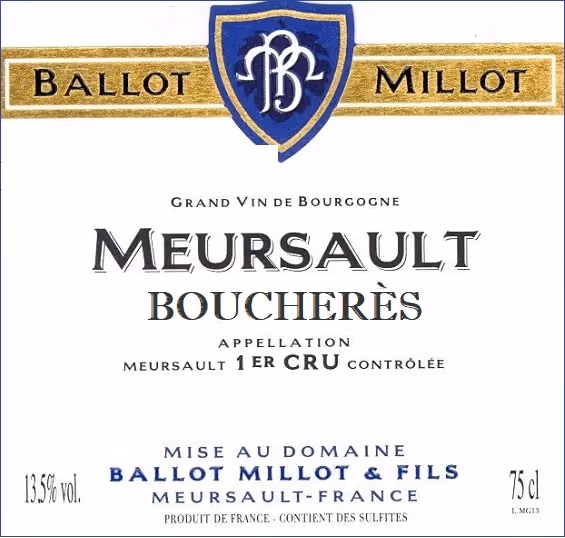 Meursault 1er cru Bouchères 2022