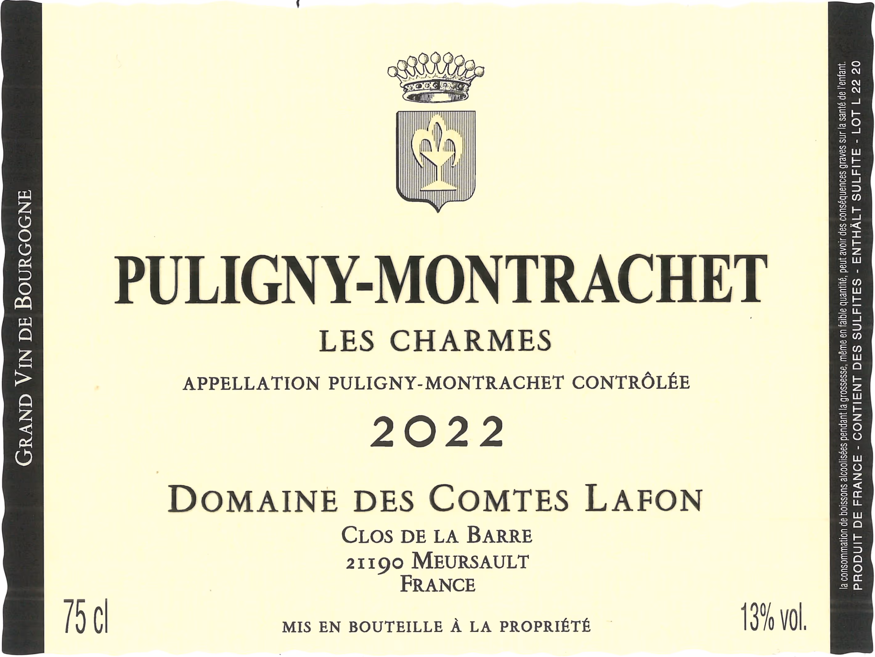 Puligny-Montrachet Charmes 2022