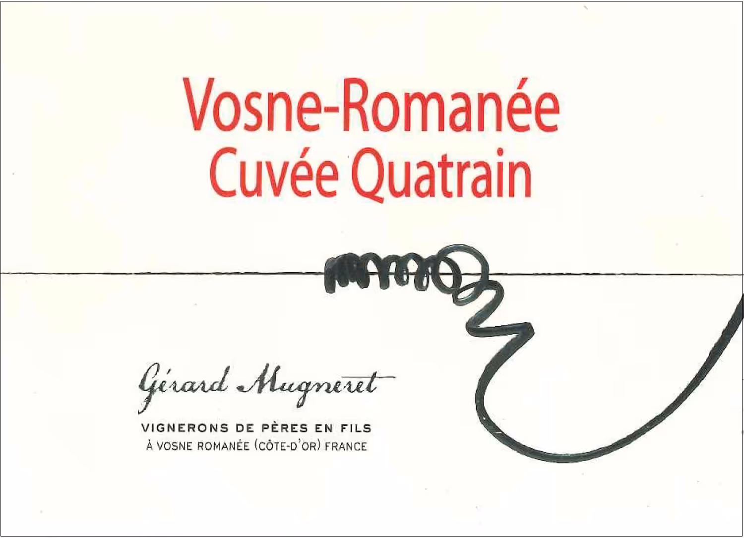 Vosne-Romanée Quatrain 2023